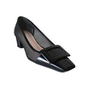 Roger Vivier Belle Vivier Net Pumps Black